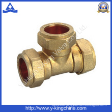 Brass Tee Pipe Fitting for Pex Fitting (YD-6038)